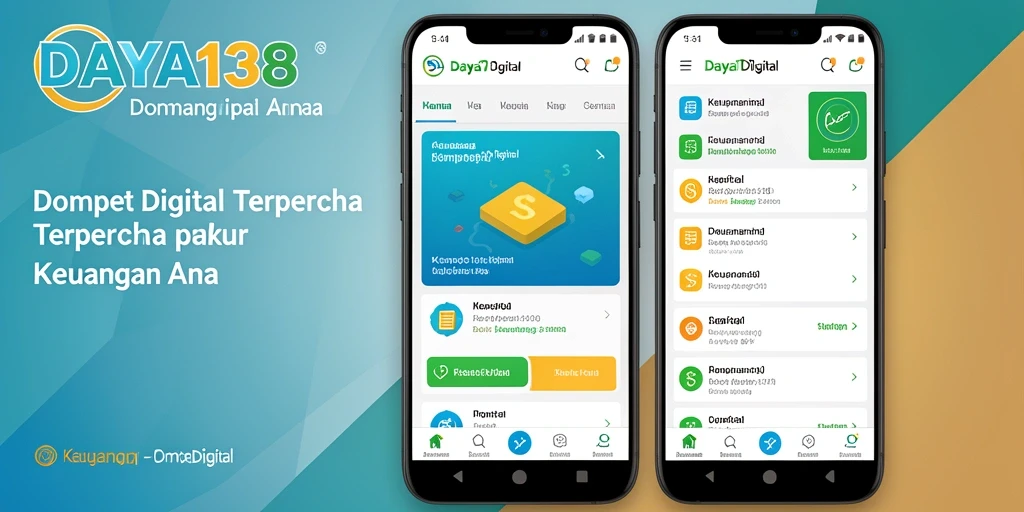 Antarmuka aplikasi DAYA138 yang ramah pengguna dan modern.